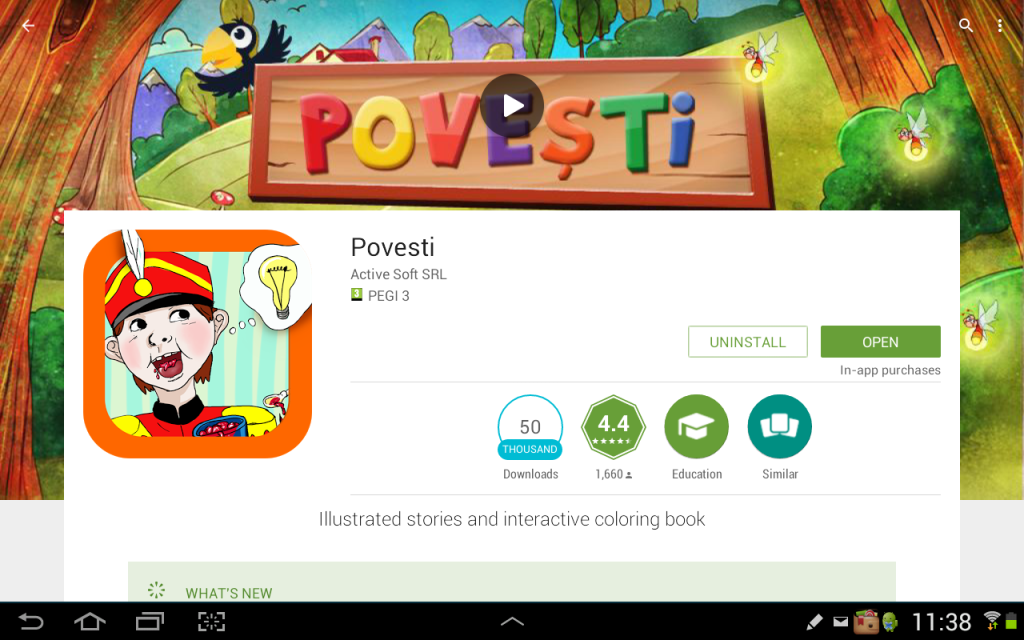 aplicatia povesti orange